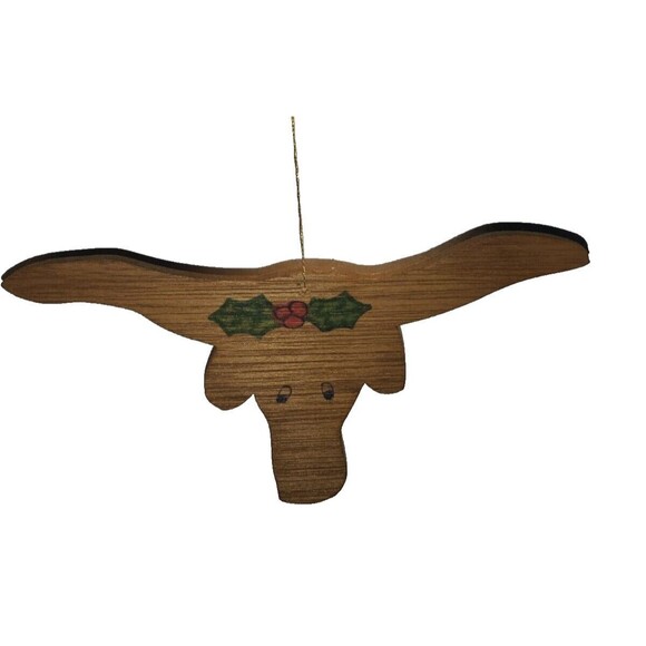 Other - Wooden Longhorn Ornament-handc rafted